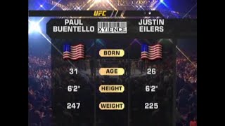 Paul Buentello vs Justin Eilers [upl. by Nylssej627]