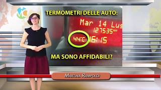 METEO CURIOSITA sono affidabili i termometri delle auto Ecco la risposta [upl. by Airtap2]