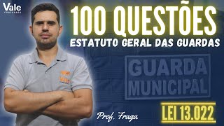 100 QUESTÕES  LEI 13022 ESTATUTO GERAL DAS GUARDAS 07 [upl. by Buyers285]