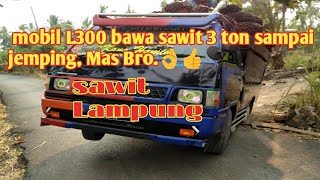 Mobil L300 angkut sawit 3 ton mobil sampai jemping Mas Bro [upl. by Asereht]