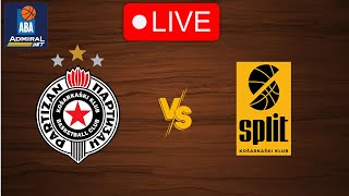 🔴 Live Partizan vs Split  Live Play By Play Scoreboard [upl. by Ferdie]