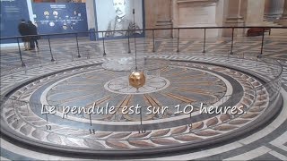 Projet Horloges dAltitude  Le pendule de Foucault au Panthéon [upl. by Acinad117]