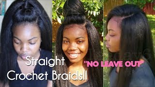 Straight Crochet Braids NEVER LOOKED SO NATURAL  TEEDAY6 [upl. by Ruff]