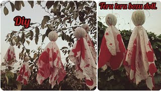 Teru teru bozu doll Japanese weather doll🎎Bloody dollteru teru bozu Japanese weather dollforhome [upl. by Martino170]