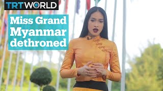 Miss Grand Myanmar says she was dethroned after posting Rohingya video [upl. by Eitsyrhc]