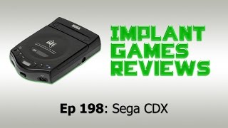 Sega CDX  IMPLANTgames Reviews [upl. by Ahseem]