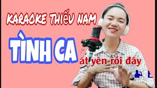 TÌNH CA Hoàng Việt THIẾU GIỌNG NAM MINH TÁNH KARAOKE [upl. by Franck]