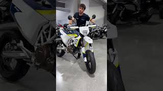 🚨HUSQVARNA 701 SUPERMOTO🚨husqvarna 701supermoto carnet a2 supermotard bike moto motoocasion [upl. by Nemsaj]