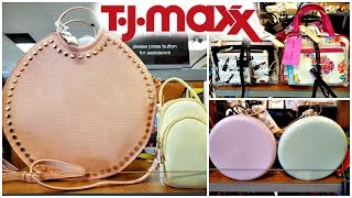 Shop WITH ME TJ MAXX HANDBAGS MICHAEL KORS KATE SPADE FREE PEOPLE PURSE SHOPPING APRIL 2018 [upl. by Yasui]