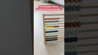 The Suanpan Abacus the ancient Chinese Calculator mathhistory historyofmathematics mathtrivia [upl. by Mulry]