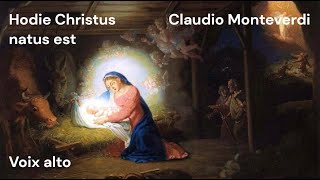 Hodie Christus natus est  Monteverdi  alto [upl. by Ellenor]