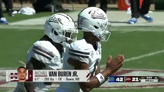 Every Snap of Michael Van Burens Mississippi State Debut [upl. by Huei499]