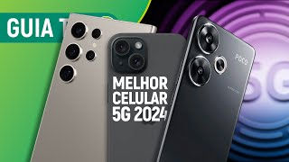 MELHOR CELULAR 5G para COMPRAR em 2024  Guia do TudoCelular [upl. by Nywg]