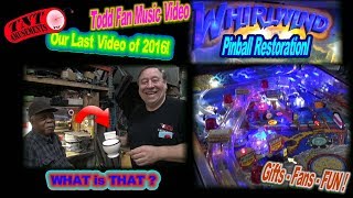 1224 Williams WHIRLWIND Pinball Restoration amp the full TNT AMUSEMENTS FAN SONG [upl. by Maddock431]