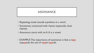 Assonance Consonance and Alliteration [upl. by Olbap]