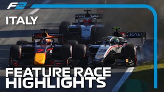 F2 Feature Race Highlights  2020 Italian Grand Prix [upl. by Harbed700]