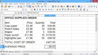 Spreadsheets 1 Introduction [upl. by Haynes]