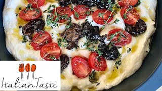 Recette focaccia maison  moelleuse et croustillante [upl. by Drofnats820]