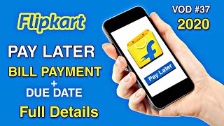 Flipkart pay later bill payment before due date अगर नही दिया तो क्या होगा VOD  Flipkart pay Later [upl. by Ytsenoh83]