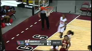 Top plays from the 1st quarter of Abbeville and Timmonsville in the Girls A South Carolina Girls Bas [upl. by Lokkin809]