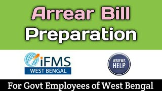 How to generate arrear bill on wbifms [upl. by Meggs]