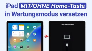 iPad in den WartungsmodusRecoveryModus versetzen  Alle iPadGenerationen mitohne Home Taste [upl. by Victor]