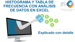 007 Histograma y Tabla de frecuencias con análisis de datos en Excel [upl. by Ellinej717]