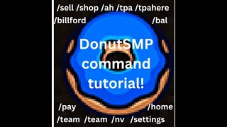 DonutSMP  All commands tutorial [upl. by Kuehn]