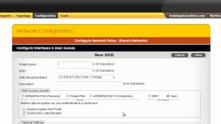 3a HiveManager with Aerohive Branch Routers Configure WPA2 Personal SSID for Routers [upl. by Cedar142]