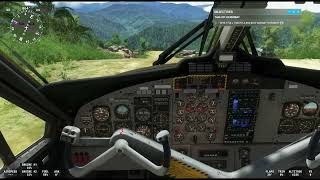 MSFS 2020 DHC6 Twin Otter take off and landing Bugalaga [upl. by Dwinnell580]