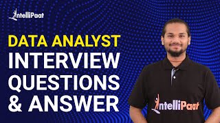 Data Analyst Interview Questions And Answers  Data Analyst Interview Questions  Intellipaat [upl. by Esoj]