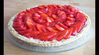 Recette 108  Tarte Aux Fraises amp Mascarpone  Strawberry amp Mascarpone Tart [upl. by Jerri]