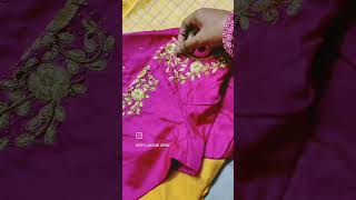 Uppada Silk Sarees  Maggam works  Bhanu Silks pattusarees saree maggamwork [upl. by Kassia]