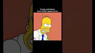 Crusty and Homer have similar appearances  part 1trendingshorts cartoon viralvideo simpsons [upl. by Turpin]