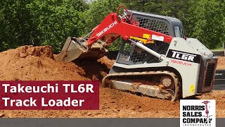 Takeuchi TL6R Track Loader Walkaround  Norris Sales [upl. by Akinej]