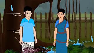 মেঘলা দিনে চিংড়ি ধরা। Bengali Moral Stories Cartoon I Bangla Golpol Thakumar Jhuli I Dhadha Center [upl. by Eiro]