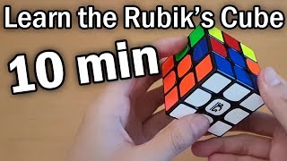 Learn How to Solve a Rubiks Cube in 10 Minutes Beginner Tutorial [upl. by Tam]