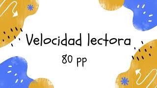 Velocidad lectora 80 ppm [upl. by Conrade75]