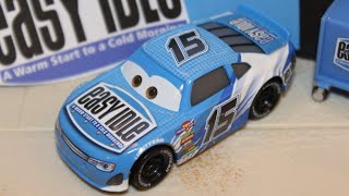 Mattel Disney Cars 3 Carl Clutchen Easy Idle 15 Piston Cup Racer [upl. by Auqkinahs712]