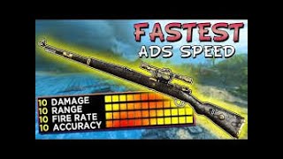 FASTEST ADS FOR VANGUARD KAR98 WARZONE PACIFIC [upl. by Blakelee]