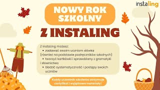 Nowy rok szkolny z InstaLing  szkolenie wprowadzające [upl. by Terri]