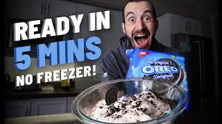 EASY Oreo Protein Ice Cream Recipe Under 5 Minutes [upl. by Thirzi]