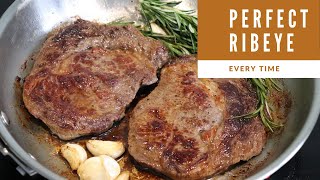 Cook Perfect Ribeye Steak in a steel pan [upl. by Naquin568]