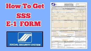 PAANO KUMUHA NG SSS E1 FORM SA ONLINE  SSS ONLINE  SSS E1 FORM sssonline ssse1 ssse1form sss [upl. by Connett]