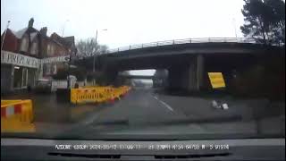 Terrifying moment wrecking ball smashes through car windscreen [upl. by Brenna]