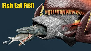 Fish eat Fish  Comparison  3D animation [upl. by Bessie]