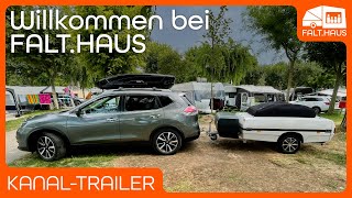 Willkommen bei FALTHAUS  Camping mit Faltcaravan  Zeltanhänger [upl. by Adam]