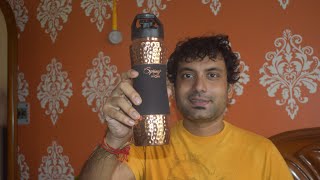 Copper bottle for the best healthy life  Best bottle in Flipkart  Flipkart Copper Bottle review [upl. by Nilrem]