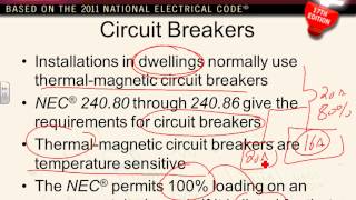 Overcurrent Protection Fuse amp Circuit Breakers Ch28 09 19 13 [upl. by Feilak]