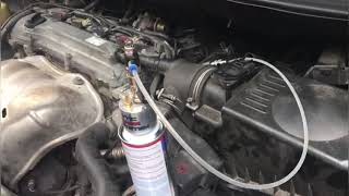 Liqui Moly Catalytic System cleaner For Toyota Wish [upl. by Sudnak]